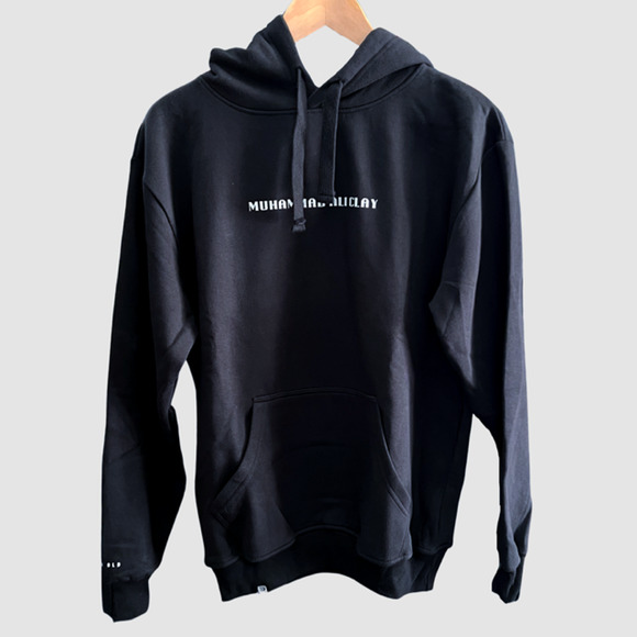 Never Old Muhammed Ali Clay Graphic Hoodie Sweatshirt Black, NWT-XL - Picture 2 of 8